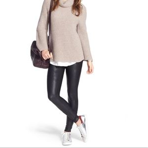 Spanx faux leather leggings NWT